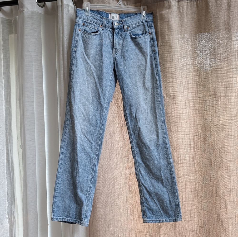 BDG Light Blue Straight Leg Jeans